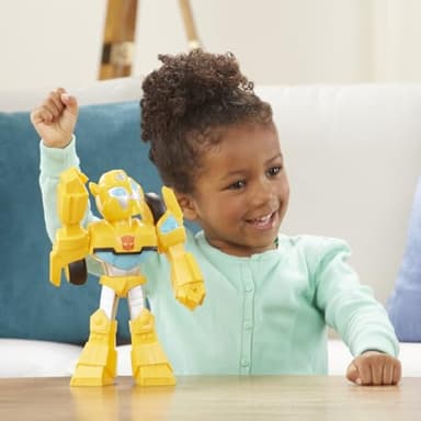 Transformers Playskool Heroes Rescue Bots Academy Mega Mighties Bumblebee Collectible 10" Robot Action Figure, Toys for Kids Ages 3 & Up (Amazon Exclusive) - Image 5