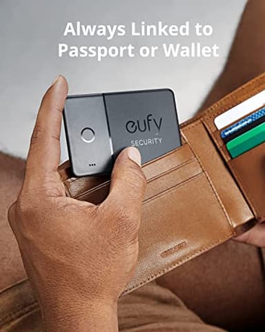 eufy Security SmartTrack Card E30 (Black, 1-Pack), Works with Apple Find My (iOS Only), Wallet Tracker, Phone Finder, Up to 3-Year Battery Life(Android Not Supported), Water Resistant - Image 4