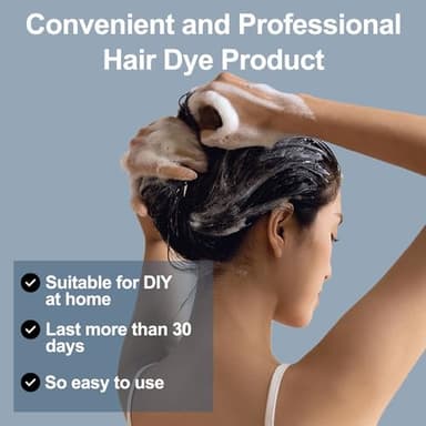 Yocisku Blonde Brown Hair Dye, Hair Dye Shampoo for Women & Men, Color Shampoo Hair Dye, Shampoo Para Pintar El Cabello 16.9 Fl Oz, Safe and Natural Champu Para Canas (Blonde Brown) - Image 6