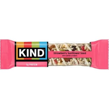 KIND Seeds Fruit & Nuts Snack Bar, Strawberry Sunflower Seed | 5g Protein, High Fiber, Gluten Free Bars, 1.4 OZ, 12 Count - Image 7