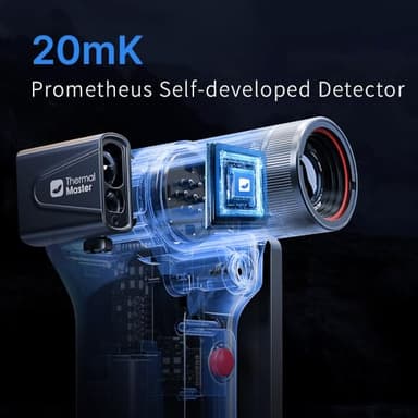 Thermal Master DV2 Thermal Monocular, 1093 Yards Night Vision Infrared Camera with 5'' Touch Screen, 512 x 384 Super IR Resolution, 50Hz, 20mK NETD, 10mm Lens, Work for Outdoor Wildlife Observation - Image 5