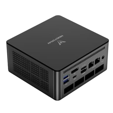 MINISFORUM UM890 Pro Mini PC AMD Ryzen 9 8945HS(8C/16T, up to 5.2GHz) Barebone Version, 2xUSB4(PD 8K)|1xHDMI|1xDP Four Outputs, 2X RJ45, BT5.2 4xUSB3.2 AMD Radeon 780M Graphics Micro Computer - Image 1