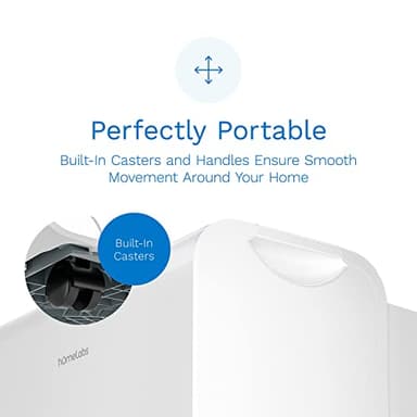 hOmeLabs 3000 Sq. ft. Energy Efficient Dehumidifier - Ideal for Medium to Large Rooms, Bedrooms and Home Basements - Powerful Moisture Removal and Humidity Control - 35 Pint - Image 6