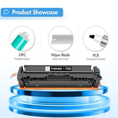 218X Toner Cartridges 4 Pack High Yield 218A 3201dw 3301fdw Compatible Replacement for HP 218A 218X Color Laserjet Pro 3201dw Pro MFP 3301cdw 3301sdw Printer Ink Set with Chip W2180X (B/C/Y/M) - Image 8