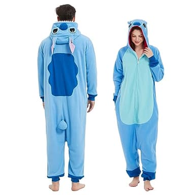 MAJ&COS Onesie Animal Women Men Adult Pajamas Halloween Cosplay Costume Unisex Onesies - Image 1