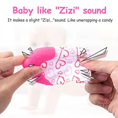 Vicloon Silicone Teething Mitt, 2Pcs Teething Mitten with Adjustable Strap, Crinkle Sound and Textured, Self Soothing Baby Chew Toys for 0-6month Infant - Image 4