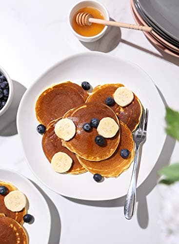 LE TAUCI Dinnerware Sets 12 Piece, Serve for 4, Ceramic Plates and Bowls Set (10" Dinner Plates + 8" Salad Dish + 22 oz Bowl) x 4, White - Image 8