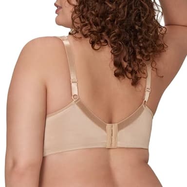 Playtex Women's 18-Hour Ultimate Lift Wireless Full-Coverage Bra, Single or 2-Pack, Nude - Image 3