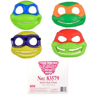 Teenage Mutant Ninja Turtles: Mutant Mayhem Turtle Mask 4-Pack by Playmates Toys - Image 4