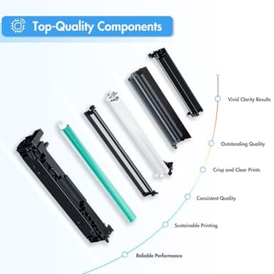 TRUE IMAGE Compatible 054 054H Toner Cartridge Replacement for Canon 054 054H Toner for Canon Color ImageCLASS MF644Cdw MF642Cdw LBP622Cdw MF641Cw Printer Toner (Black Cyan Magenta Yellow, 4-Pack) - Image 7