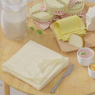 8 PCS Reusable Cheesecloth, Grade 100, 20x20 Inch Hemmed Cheese Cloth for Straining Craft, 100% Cotton Unbleached Cloth Strainer for Cooking, Baking, Juicing, Cheese Making - Image 7