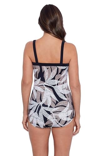 Shapesolver Women's Standard Bandeau Sarong, Dot Leaf Me - Image 3