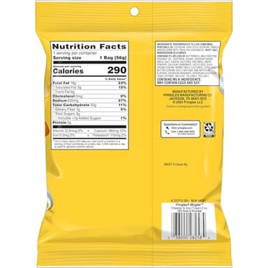 Pringles Mingles Puffed Snacks, Cheddar and Sour Cream, Cheese Puffs, Salty Snacks (6 Bags) - Image 8