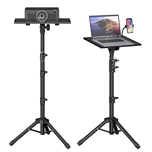 Facilife Projector Stand - Adjustable Height 22 to 63 Inches, Tripod for Laptop & Projector, Outdoor Movies - Image 1