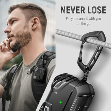 MOBOSI for AirPods Pro 2 Case, Compatible with Airpod Pro Case 2nd/1st Gen [Compatible with MagSafe], Military Grade Protective Cover with Cleaner Kit & Keychain for Men(2023/2022/2019), Black - Image 6