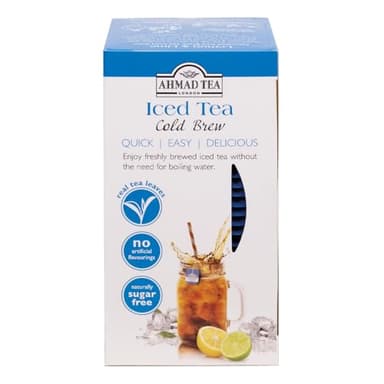 Ahmad Tea Black Tea, Cold Brew Lemon and Lime Teabags, Iced Tea, 20 ct (Pack of 1) - Caffeinated and Sugar-Free - Image 3