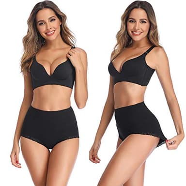 OPIBOO Cotton Postpartum Underwear Women Tummy Control Ladies Soft Comfortable Breathable Stretch Underpants Briefs Multipack xl - Image 2