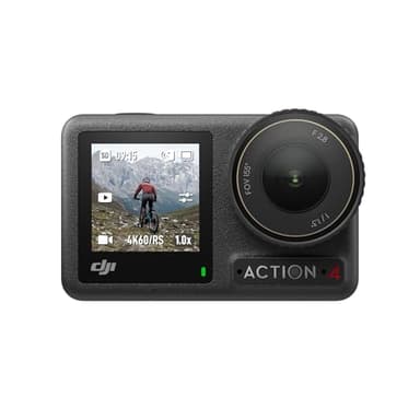 DJI Osmo Action 4 Standard Combo, 4K/120fps Waterproof Action Camera with a 1/1.3-Inch Sensor, Stunning Low-Light Imaging,10-bit & D-Log M Color Performance, Long-Lasting 160 Mins, Outdoor Camera - Image 1