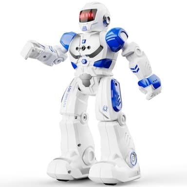 FAFUGANIA Robot Toys for Kids, Remote Control Robot with Programmble Walking & Dancing Adjustable Volume RC Gesture Sensing Smart Robot Toy for Ages 3 4 5 6 8 10 12 Boy Girl Ideal Blue - Image 1