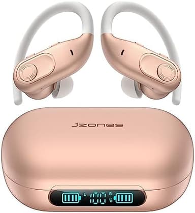 Wireless Earbuds Bluetooth Headphones 130Hrs Playtime with 2500mAh Wireless Charging Case LED Diaplay Hi-Fi Waterproof Over Ear Earphones for Sports Running Workout Gaming - Image 3