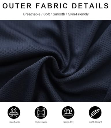 Kinglaman 4 Pack Mens 2 in 1 Running Workout Shorts with Liner, Gym Athletic Quick Dry Sport Shorts with Pockets 2 Black 1 Blue 1 Gray X-Large - Image 4