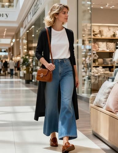 GRACE KARIN Black Cardigan Sweaters for Women Plus Size Long Cardigans Maxi Long Sleeve Duster Cardigan (2XL,Black) - Image 5