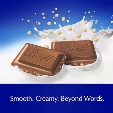 Lindt CLASSIC RECIPE Crispy Milk Chocolate Candy Bar, Milk Chocolate, 12 Pack, 4.4 oz. - Image 3