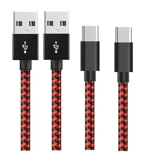 PS5 Controller Charger Charging Cable 2 Pack 6.6FT Type C to USB A Data Cord High Speed Sync Wire for PlayStation 5 DualSense, Xbox Series S X Core, Elite Series 2, NS Switch Lite, Pro Controller - Image 1