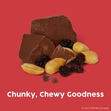 Chunky, Milk Chocolate with Freshly Roasted Peanuts and Chewy Raisins, Individually Wrapped Candy Bar, Share Pack 2.5.oz each, Bulk 24 Pack - Image 3