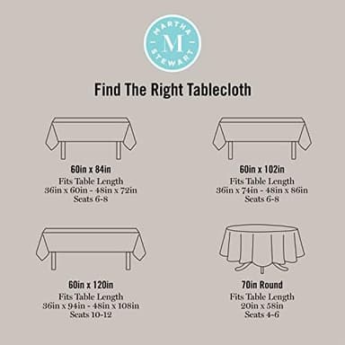 Martha Stewart Honeycomb Modern Farmhouse Polyester Cotton Rectangle Tablecloth, White, 60"x102" - Image 7