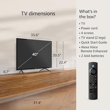 Amazon Fire TV 40" 2-Series, HD smart TV with Fire TV Alexa Voice Remote, stream live TV without cable - Image 6
