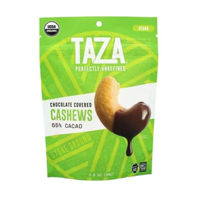 Taza Chocolate Organic Chocolate Covered Treats Variety Pack, Vegan, 3.5 Ounce (Pack of 4) - Image 4