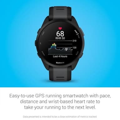 Garmin Forerunner 165 Music, Running Smartwatch, Colorful AMOLED Display, Training Metrics and Recovery Insights, Music on Your Wrist, Black - Image 4
