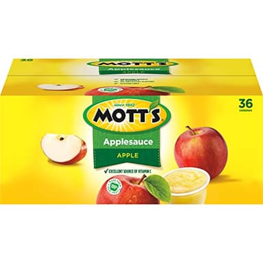 Mott's Applesauce, 4 Oz Cups, 36 Count, No Artificial Flavors, Good Source Of Vitamin C, Nutritious Option For The Whole Family - Image 7