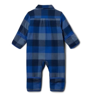 Columbia Baby Cornell Woods Flannel Bunting, Collegiate Navy Ombre Buffalo, 0/3 - Image 2