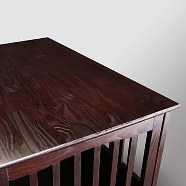 Casual Home Wooden Large Pet Crate, End Table, Espresso, 24 x 36.5 x 29.5 in - Image 12