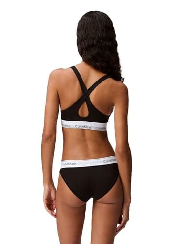 Calvin Klein Modern Cotton Stretch Bikini Panty, Black, Large - Image 2