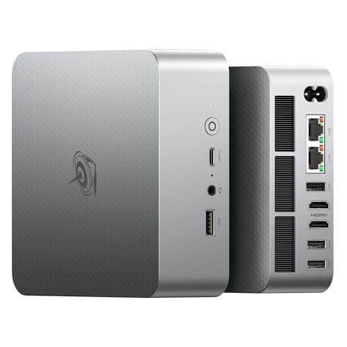 Beelink Dual LAN Mini PC, EQi12 Intel Core i5-1235U(10C/12T, max 4.4GHz), 16GB DDR4 RAM 500GB PCIe4.0 SSD, WiFi 6/ BT5.2/ Dual HDMI/Bulit-in 85W Power Supply Desktop Computer - Image 1