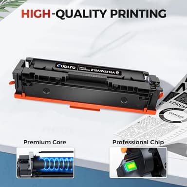 215A Toner Cartridges 4 Pack - M182nw Toner (with Chip) Replacement for HP 215A HP215A to Work with Color Pro MFP M183fw M182nw M183fdw M155dw M155nw Printer Ink 215A ,Black Cyan Yellow Magenta - Image 4