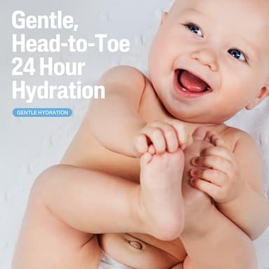 Cetaphil Baby Wash & Shampoo Plus Body Lotion, Healthy Skin Essentials, Head to Toe Hydration for up to 24 Hours, for Delicate, Sensitive Skin, 2-Pack,White - Image 2