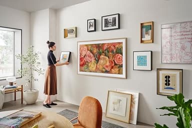 Samsung 85-Inch Class QLED 4K LS03D The Frame Series Quantum HDR Smart TV w/Dolby Atmos, Art Mode, Anti-Reflection, Customizable Frame, Slim Fit Wall Mount with Alexa Built-in (QN85LS03D, 2024 Model) - Image 9