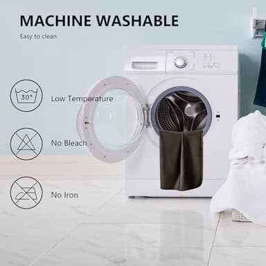 Tuffeel Waterproof Blanket for Bed Protection, Washable Dog Blankets for Couch, Soft Reversible Pet Throw Furniture Protector Cover for Sofa-82"x108",Light Brown+Dark Brown - Image 5