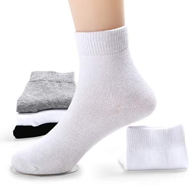 JAMEGIO 10 Pairs Boys Athletic Socks Toddler Boys Girls Breathable Soft Cotton Socks(2-4T) - Image 2
