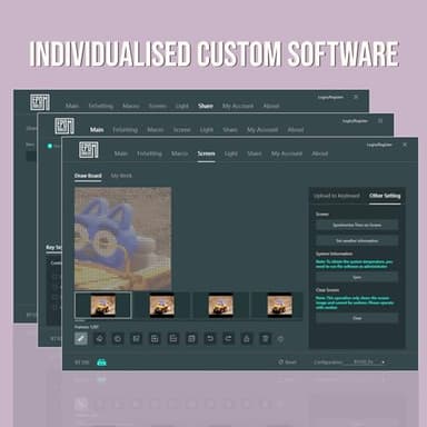 EPOMAKER RT100 97 Keys Gasket BT5.0/2.4G/USB-C Mechanical Keyboard with Customizable Display Screen, Knob, Hot Swappable Socket, 5000mAh Battery for Win/Mac(RT100 Purple， Wisteria Linear Switch) - Image 7