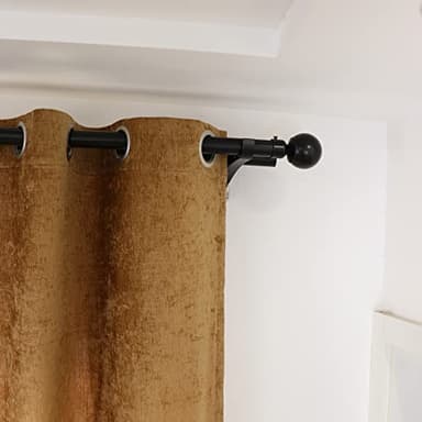 SLOW SOUL Set of 2 Panels Embroidered Flowers 80% Blackout Curtains for Living Room Bedroom Dining Room Curtains High-end Chenille Curtain Grommet Top Brown Cloth 49W X 90L inch - Image 5