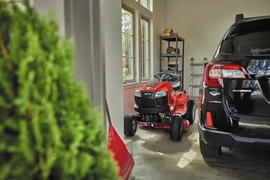 Craftsman 36" Gas Riding Lawn Mower with 11.5 HP* Briggs and Stratton Single-Cylinder Engine, Gas Lawn Tractor with 7-Speed Transmission, Red/Black - Image 7