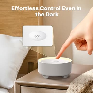 Kipcush Sound Machine & Night Light for Adults/Baby/Kid. White Noise Machine with Max 8H Timer & 20 Soothing Sleep Sounds. Small Size & Portable Design for Bedroom, Office, Travel. Favorites Buttons - Image 6