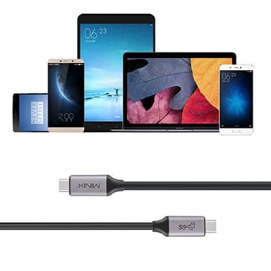 MINIX USB C to USB C Cable 3.1 (4 Feet /120cm) Type C Fast Charger Power Delivery，Data Transfer speeds up to 10Gbps，4K Video Output, [Compatibility for Windows, Mac Chrome OS]. - Image 7