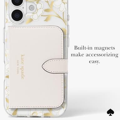 Kate Spade New York iPhone 17 Case - Compatible with MagSafe - Designer Phone Case - Sunshine Floral Gems - Image 6