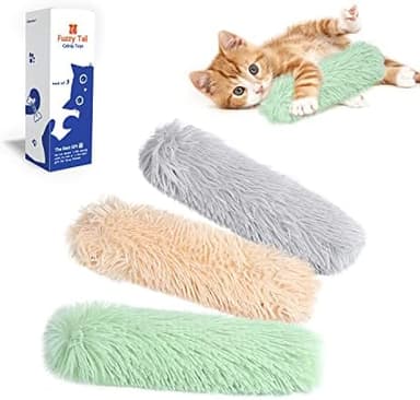 Potaroma Cat Toys Pillows, 3 Pack, Soft and Durable Crinkle Sound with Catnip Inside, Interactive Indoor Kitten Kicker, Promotes Kitty Exercise - Image 3